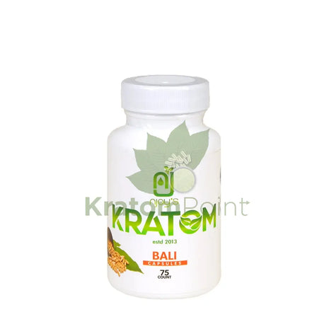 Njoys Bali Kratom Capsules 75 Count