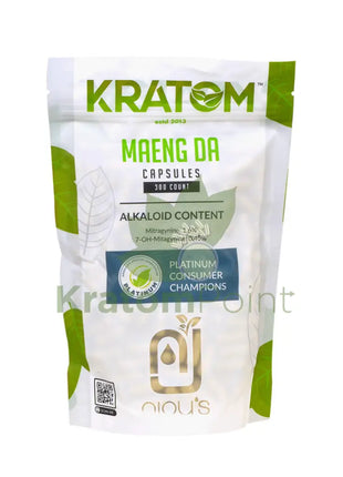 Njoys Maeng Da Kratom Capsules 300 Count