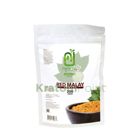 Njoys Red Malay Kratom Powder 200 Grams