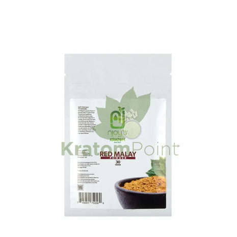 Njoys Red Malay Kratom Powder 30 Grams