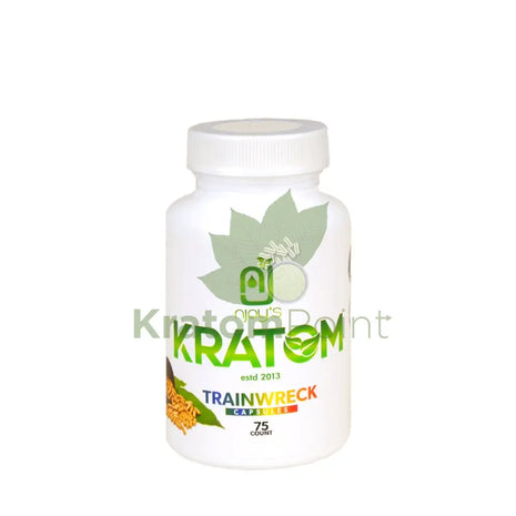 Njoys Trainwreck Kratom Capsules 75 Count