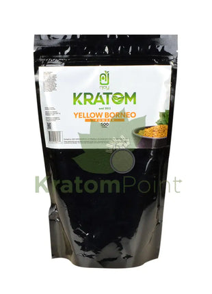 Njoys Yellow Borneo Kratom Powder 500 Grams