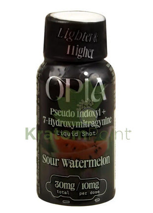 Opia 7-Hydroxy + Pseudo Sour Watermelon Kratom Liquid Shots 1Ct Hydroxy