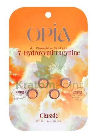 Opia 7-Hydroxymitragynine Classic Kratom 4 Tablets