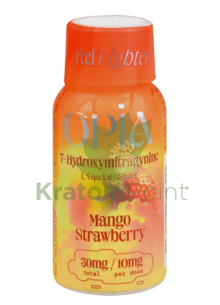 Opia 7-Hydroxymitragynine Mango Strawberry Kratom Liquid Shots 1Ct Hydroxy