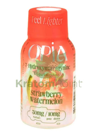 Opia 7-Hydroxymitragynine Strawberry Watermelon Kratom Liquid Shots 1Ct