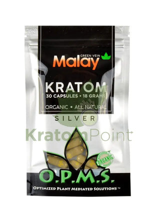 Opms Kratom 15G 30 Capsules Malay Special Reserve Opms