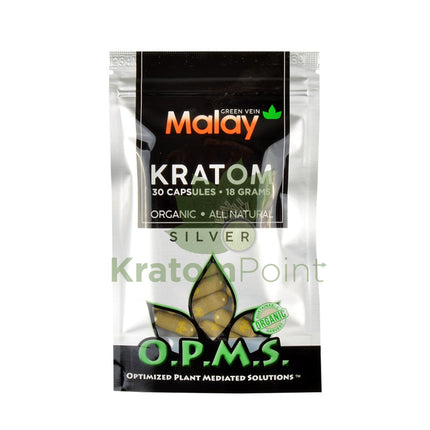 Opms Kratom 15G 30 Capsules Malay Special Reserve Opms