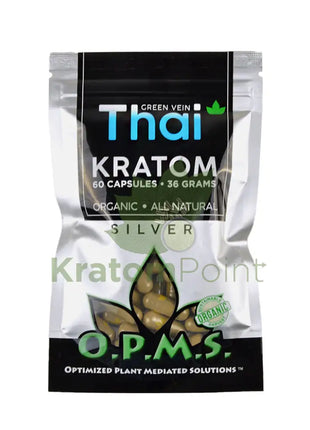 OPMS 30g Thai Kratom, 60 count capsules