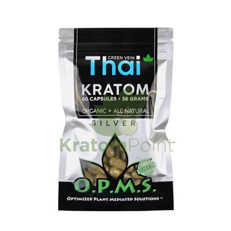 OPMS 30g Thai Kratom, 60 count capsules