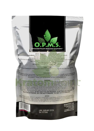 OPMS Kratom 480 Capsules Maeng Da-back