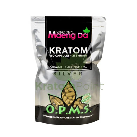 OPMS Kratom 480 Capsules Maeng Da