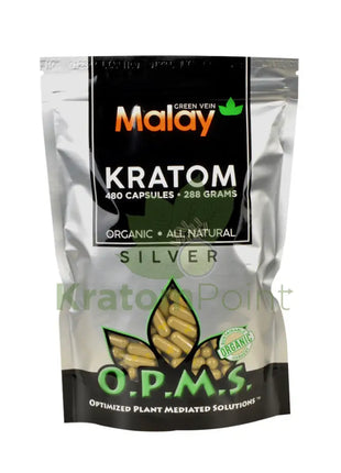 OPMS Kratom 480 Capsules Malay