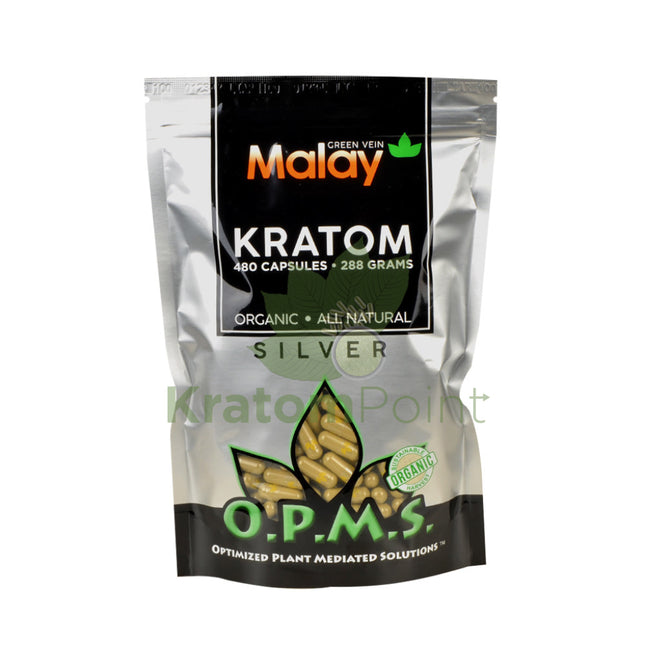OPMS Kratom 480 Capsules Malay