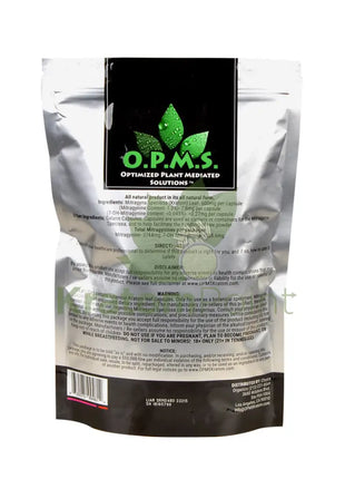 Opms Kratom 480 Capsules Red Vein Maeng Da Opms