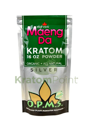 Opms Kratom Powder 16Oz Red Vein Maeng Da Opms