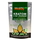 Opms Kratom Powder 4Oz Green Vein Malay Opms