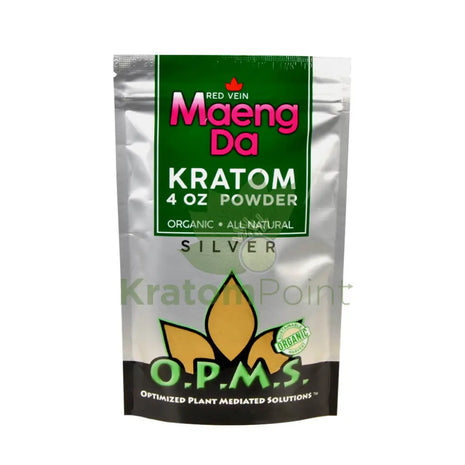 Opms Kratom Powder 4Oz Red Vein Maeng Da Opms