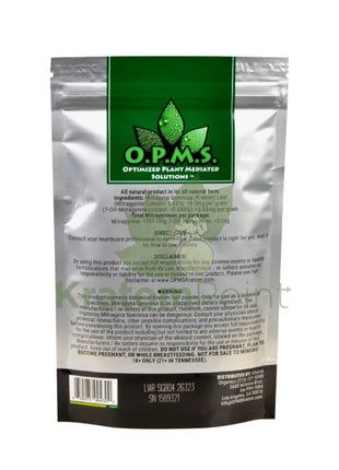 Opms Kratom Powder 4Oz Super Green Borneo Opms