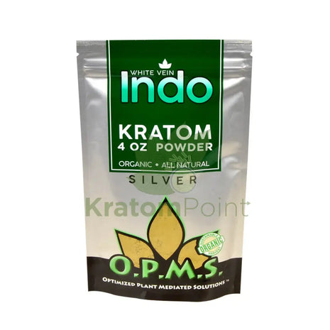 Opms Kratom Powder 4Oz White Vein Indo Opms