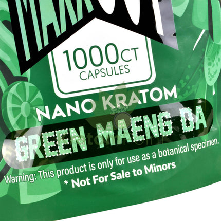 Pain Out (Maxx Out) Kratom Capsules 1000Ct Green Maeng Da Pain Out