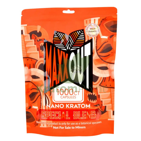 Pain Out (Maxx Out) Kratom Capsules 1000Ct Special Blend Pain Out