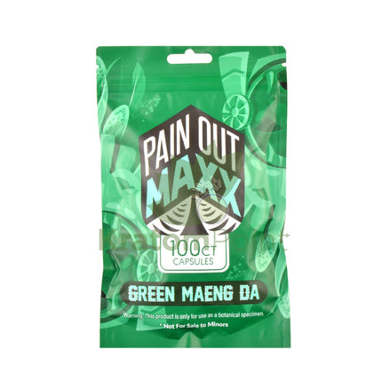 Pain Out Kratom Capsules 100Ct Green Maeng Da Pain Out
