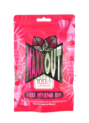 Pain Out (Maxx Out) Kratom Capsules 100Ct Red Maeng Da Pain Out