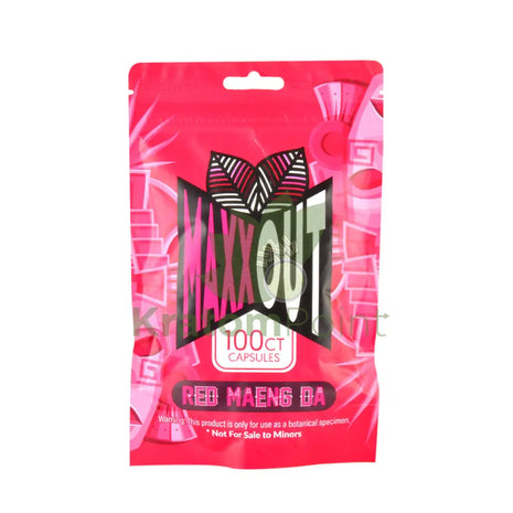 Pain Out (Maxx Out) Kratom Capsules 100Ct Red Maeng Da Pain Out