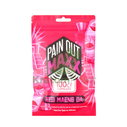 Pain Out Kratom Capsules 100Ct Red Maeng Da Pain Out