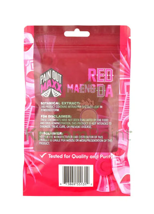 Pain Out Kratom Capsules 100Ct Red Maeng Da Pain Out-back