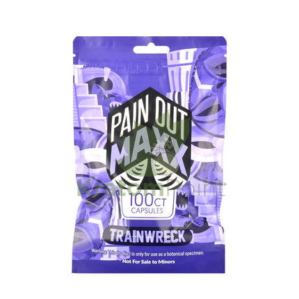Pain Out Kratom Capsules 100Ct Trainwreck Pain Out