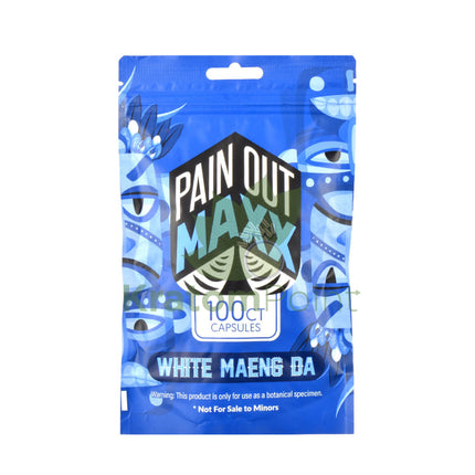 Pain Out Kratom Capsules 100Ct White Maeng Da Pain Out