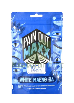 Pain Out Kratom Capsules 100Ct White Maeng Da Pain Out