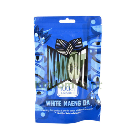 Pain Out (Maxx Out) Kratom Capsules 100Ct White Maeng Da Pain Out