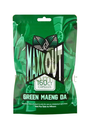 MAXX Out Kratom Capsules 160ct Green Maeng Da