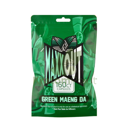 MAXX Out Kratom Capsules 160ct Green Maeng Da