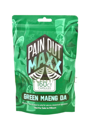 Pain Out Kratom Capsules 160count Green Maeng Da