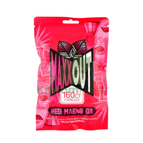 MAXX Out Kratom Capsules 160ct Red Maeng Da