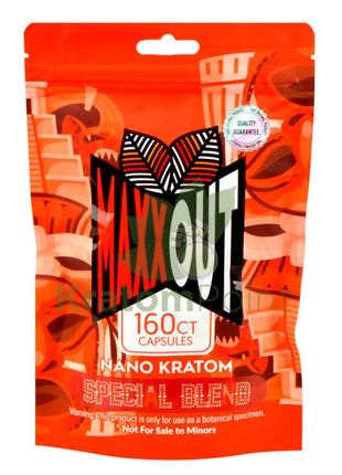 Pain Out (Maxx Out) Kratom Capsules 160Ct Special Blend Pain Out