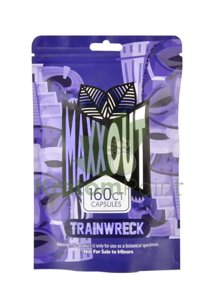 MAXX Out Kratom Capsules 160ct Train Wreck