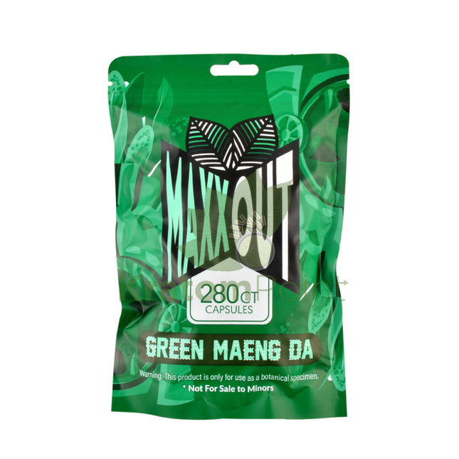 MAXX Out Kratom Capsules 280ct Green Maeng Da