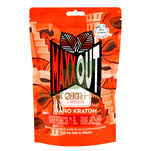 Pain Out (Maxx Out) Kratom Capsules 280Ct Special Blend Pain Out