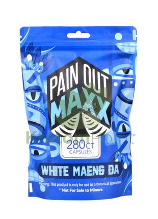 Pain Out Kratom 280 count capsules White Maeng Da