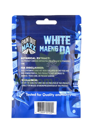 Pain Out Kratom Capsules 40Ct White Maeng Da Pain Out-back