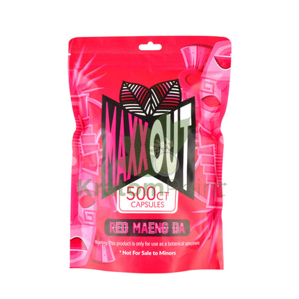 Pain Out (Maxx Out) Kratom Capsules 500Ct Red Maeng Da Pain Out