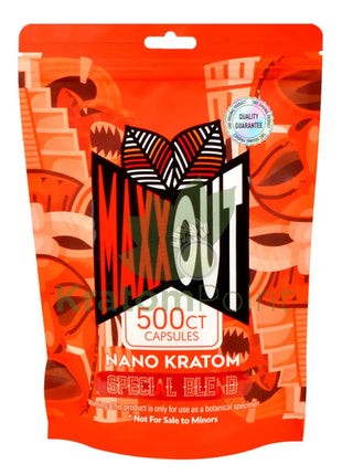 Pain Out (Maxx Out) Kratom Capsules 500Ct Special Blend Pain Out