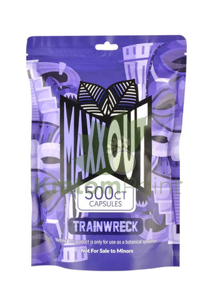 Pain Out (Maxx Out) Kratom Capsules 500Ct Train Wreck Pain Out