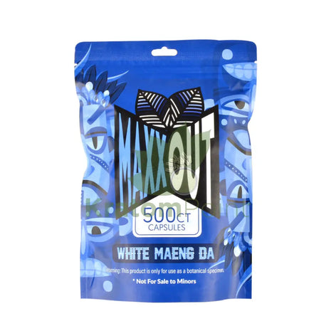 Pain Out (Maxx Out) Kratom Capsules 500Ct White Maeng Da Pain Out