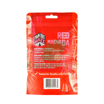 Pain Out Kratom Powder 100G Red Maeng Da Pain Out-back